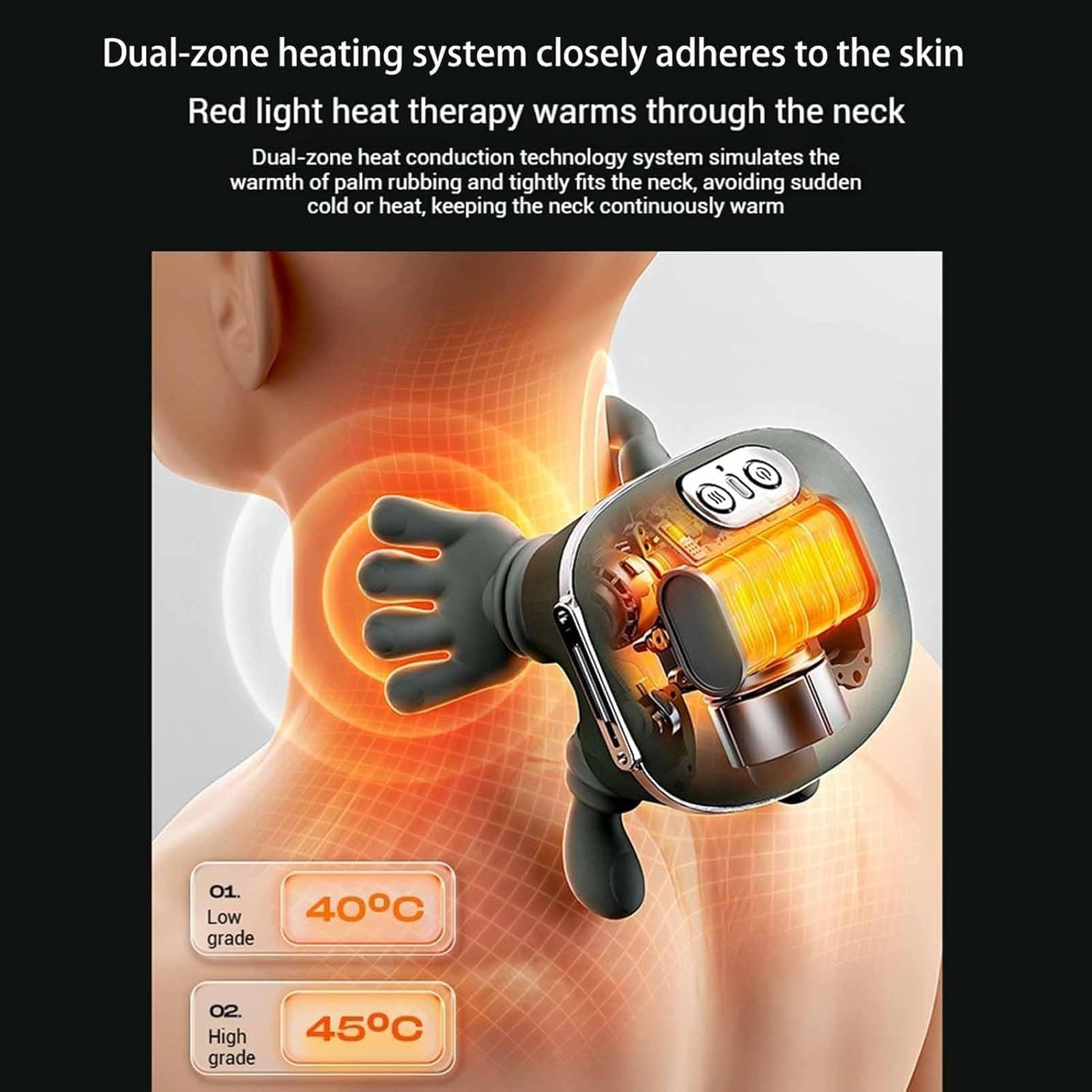 Neck Relief Massager Therapy Device