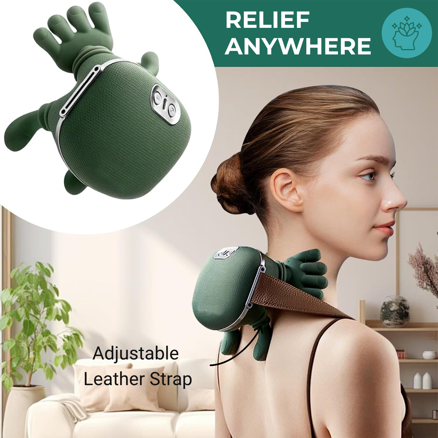 Neck Relief Massager Therapy Device